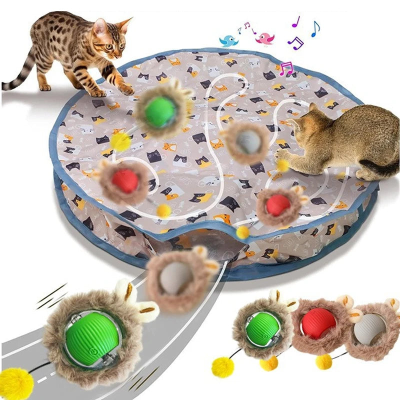 Pelota Inteligente Escondite Para Gatos